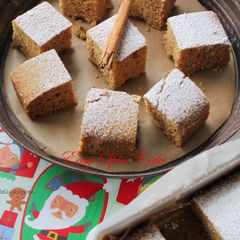 A picture of Eggless Whole Wheat Spice Cake.