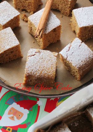 A picture of Eggless Whole Wheat Spice Cake.