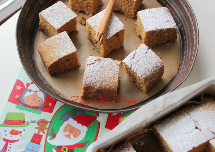 Recipe of Any-night-of-the-week Eggless Whole Wheat Spice Cake