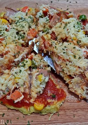 Foto resep Cauliflower Pizza (Pizza Sehat Kembang Kol)