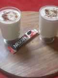 Chilled Kitkat and coffee milkshake shots