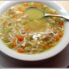 A picture of Chicken Rice Soup.