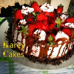 Choco-Strawberry Cake A picture of Choco-Strawberry Cake.