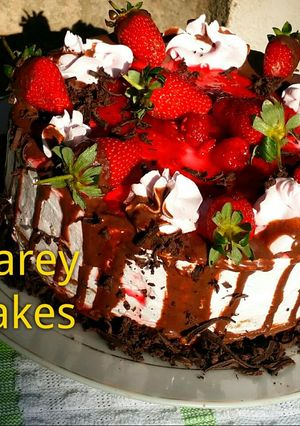 A picture of Choco-Strawberry Cake.