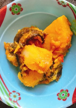 A picture of Yam pottage.