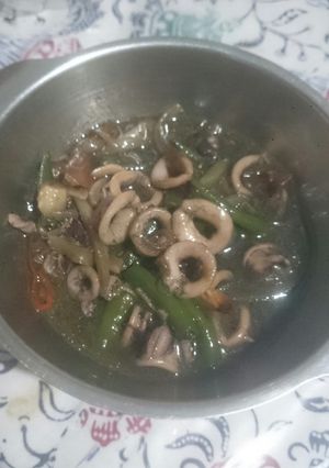 Foto resep Tumis cumi cabe ijo