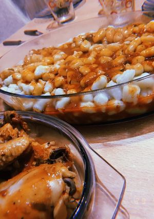 Una foto de Ñoquis de papa caseros con pollo 🍗