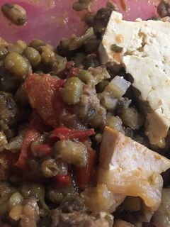 Una foto de Sofrito De Soja verde