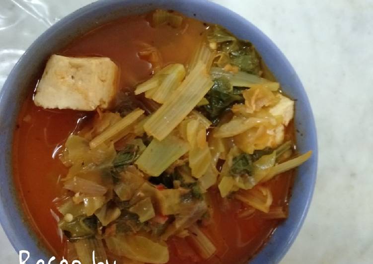 Sup pedas ala Korea Simple(Sundubu Jjigae)