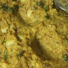 Oil free aloo ka chokha A picture of Oil free aloo ka chokha.