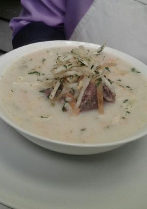Una foto de Sopita de maní