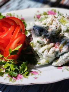 عکسی از دستور سالاد ماست و شوید 🌺