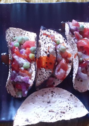 পাপড় টাকোস(papar tacos recipe in Bengali) রেসিপির প্রধান ছবি