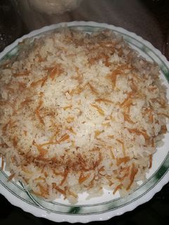 صورة لوصفة رز بشعيرية