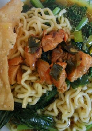 Foto resep Mie ayam pangsit 😆
