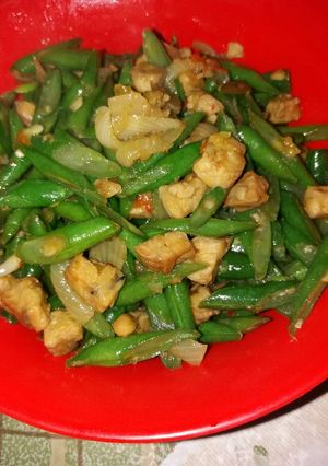 Foto resep Tumis buncis tempe