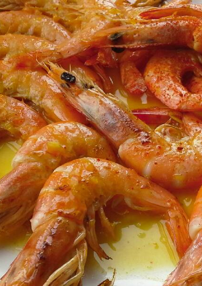 Una foto de Gambitas fritas con naranja