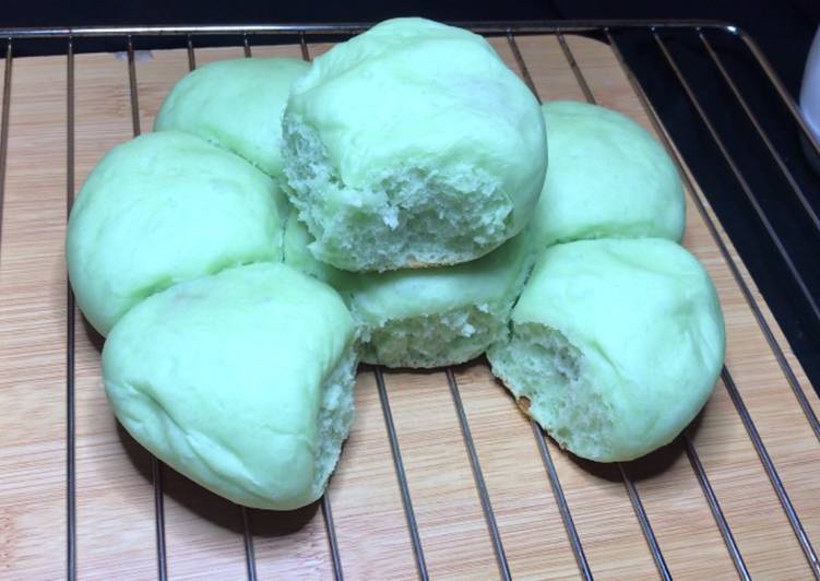 Resep Roti pandan Teflon takaran sendok tanpa telur yang Menggugah Selera