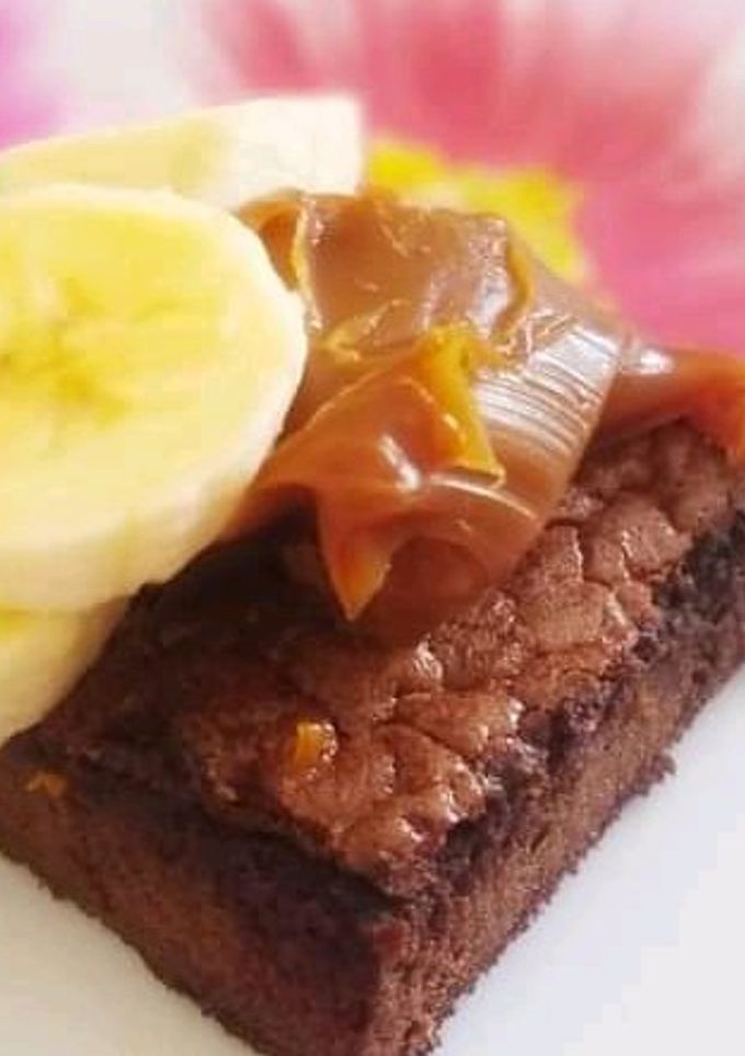 Una foto de Brownies sin harina