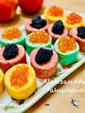 Colorful Carnival pancakes