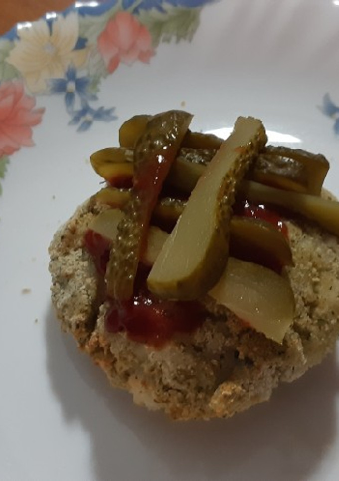 Una foto de Hamburguesa de pescado en freidora de aire
