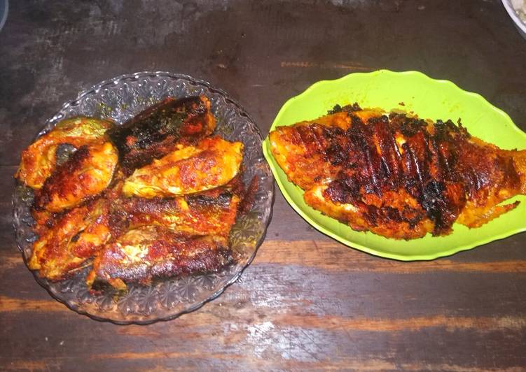 Ikan bakar Double Pan