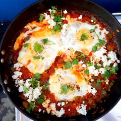 Moroccan Shakshuka A picture of Moroccan Shakshuka.