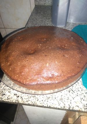 Una foto de Bizcochuelo de chocolate con aceite 🍫