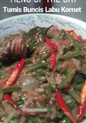 Foto resep Tumis Buncis Labu dan Kornet