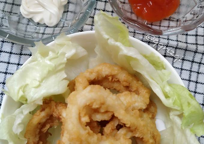 Calamari (cumi goreng tepung)