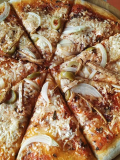 Una foto de Pizza