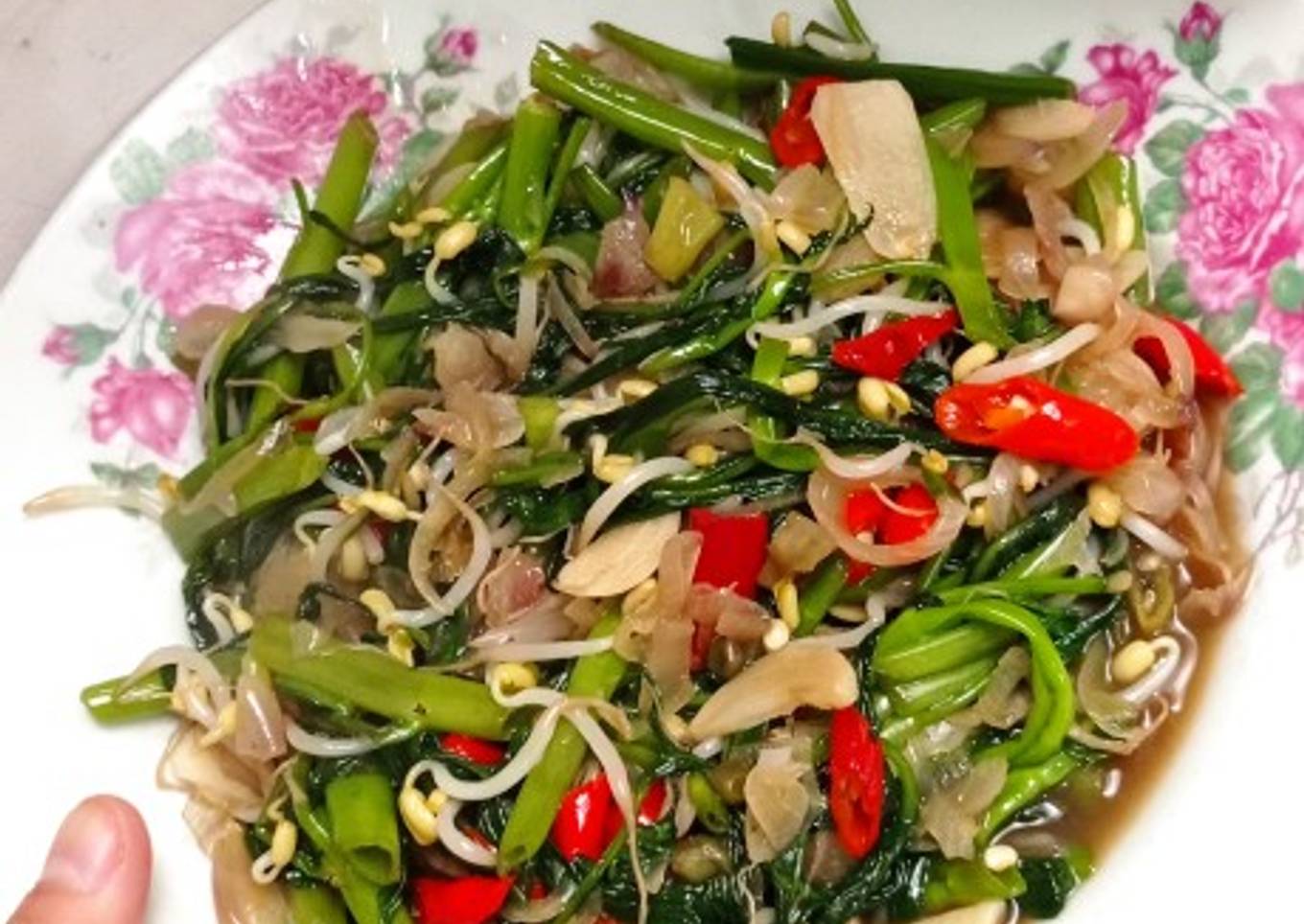 Tunas Auster Ca Kangkung Sace