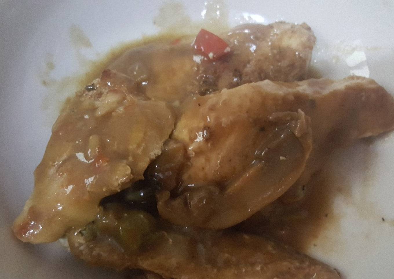Pechugas de pollo en salsa de hongos