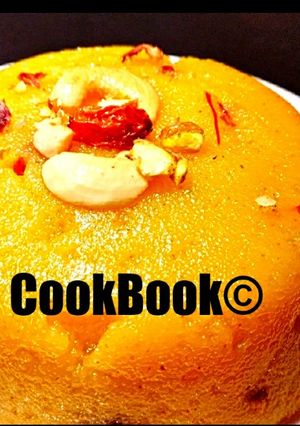 A picture of Rava kesari.