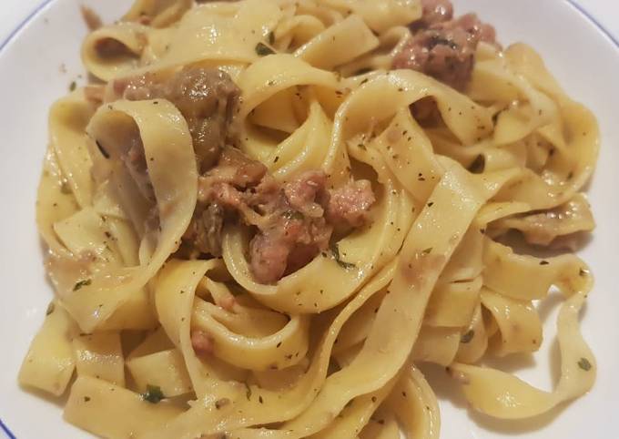 Passatelli salsiccia e funghi porcini – Un po' di me tra un caffè … e  l'altro