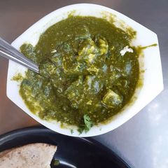 A picture of Palak Paneer.