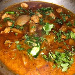 A picture of Chicken Aaloo ka salan.