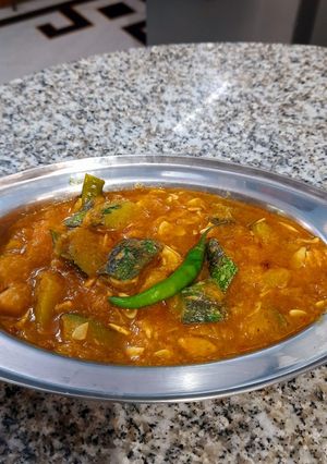 A picture of Pumpkin curry.