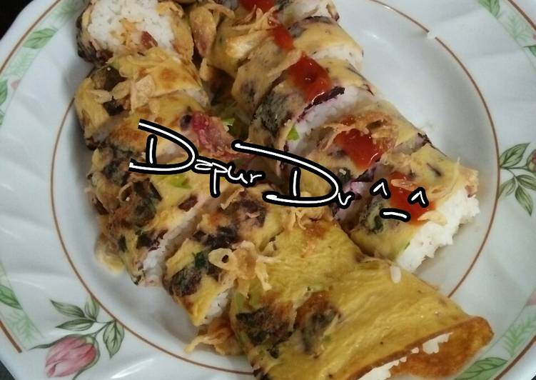 Rahasia Membuat Telur Dadar Gulung Nasi, Lezat Sekali