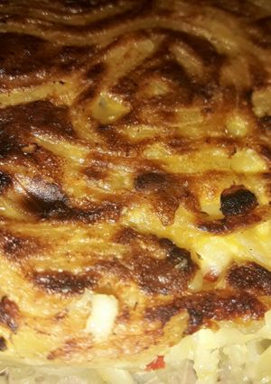 Una foto de Tortilla de Fideos