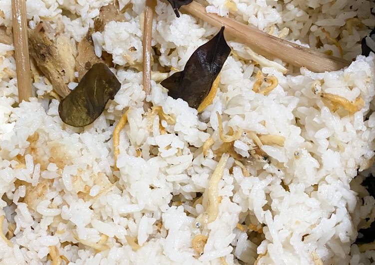 Resep Nasi Liwet Teri (Rice Cooker) Anti Gagal