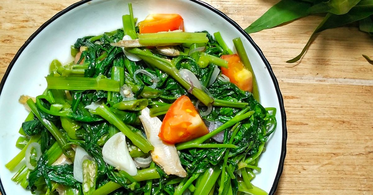 Tumis Kangkung Saos Tiram