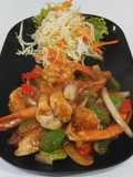 กุ้งผัดกะปิสะตอ
