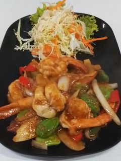 รูปของ กุ้งผัดกะปิสะตอ