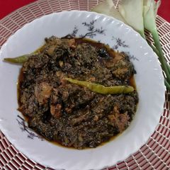 A picture of Palak gosht.