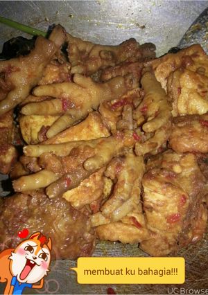 Foto resep Ceker bumbu kare pedasnya pass :-)
