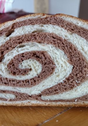Kakaós kalács édesítővel recept fotója