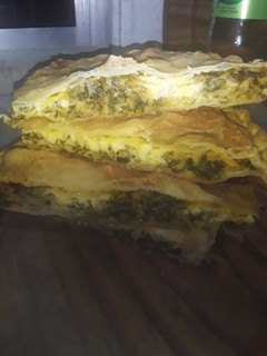 Una foto de Pascualina de merluza, acelga huevo y muzzarella😋