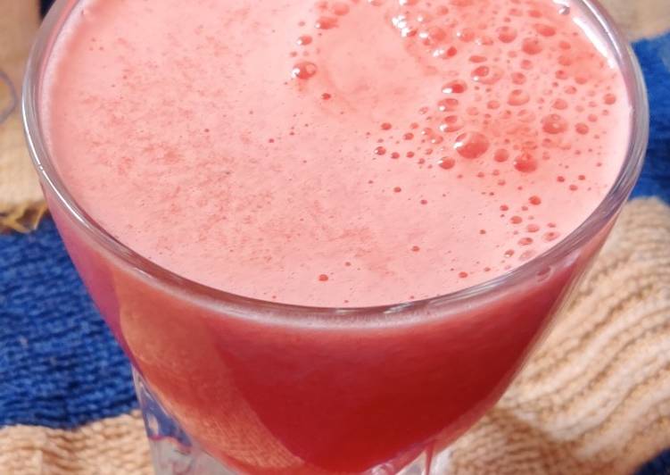 Recipe of Quick Apple watermelon juice