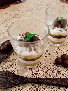 Foto resep No Bake Chocolate Cake In Jar